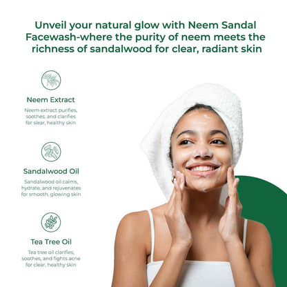 Neem Sandal Facewash
