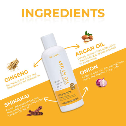 Argan Oil Shampoo for Hair Strengthing