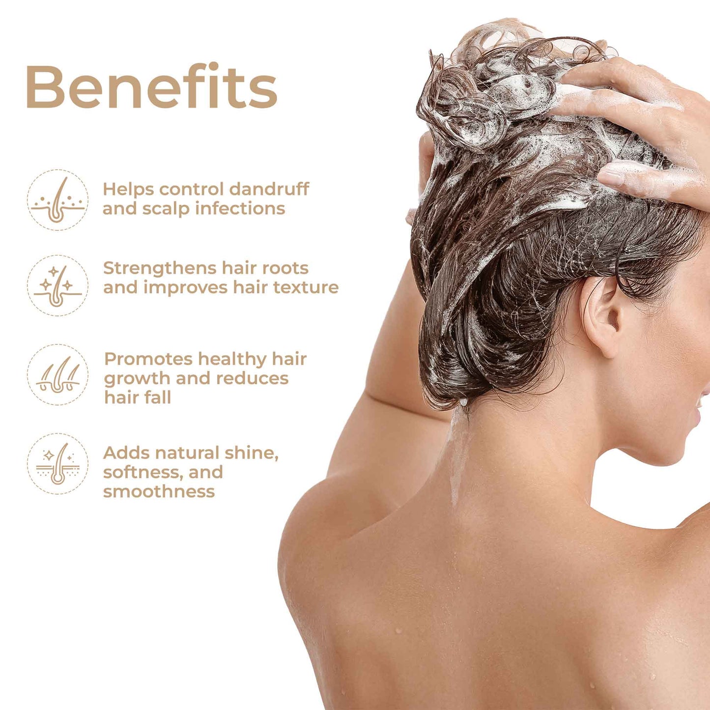 Cedarwood Shampoo for Dry Scalp Dandruff & Hair Fall