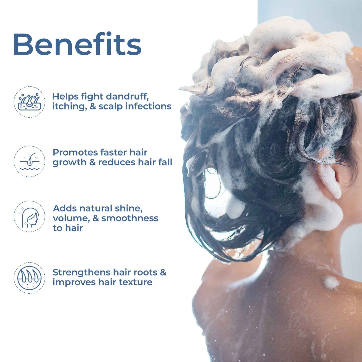 Dead Sea Shampoo for Oily Itchy Scalp & Dandruff