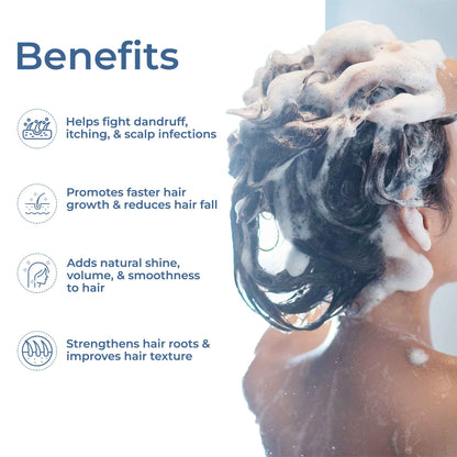 Dead Sea Shampoo for Oily Itchy Scalp & Dandruff
