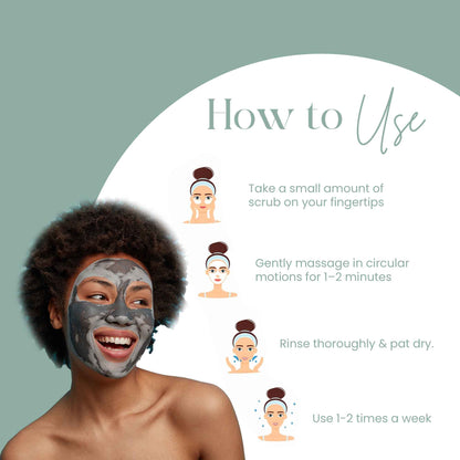 Enzyme Glow Face & Body Scrub with Papain for Smooth, Radiant Skin