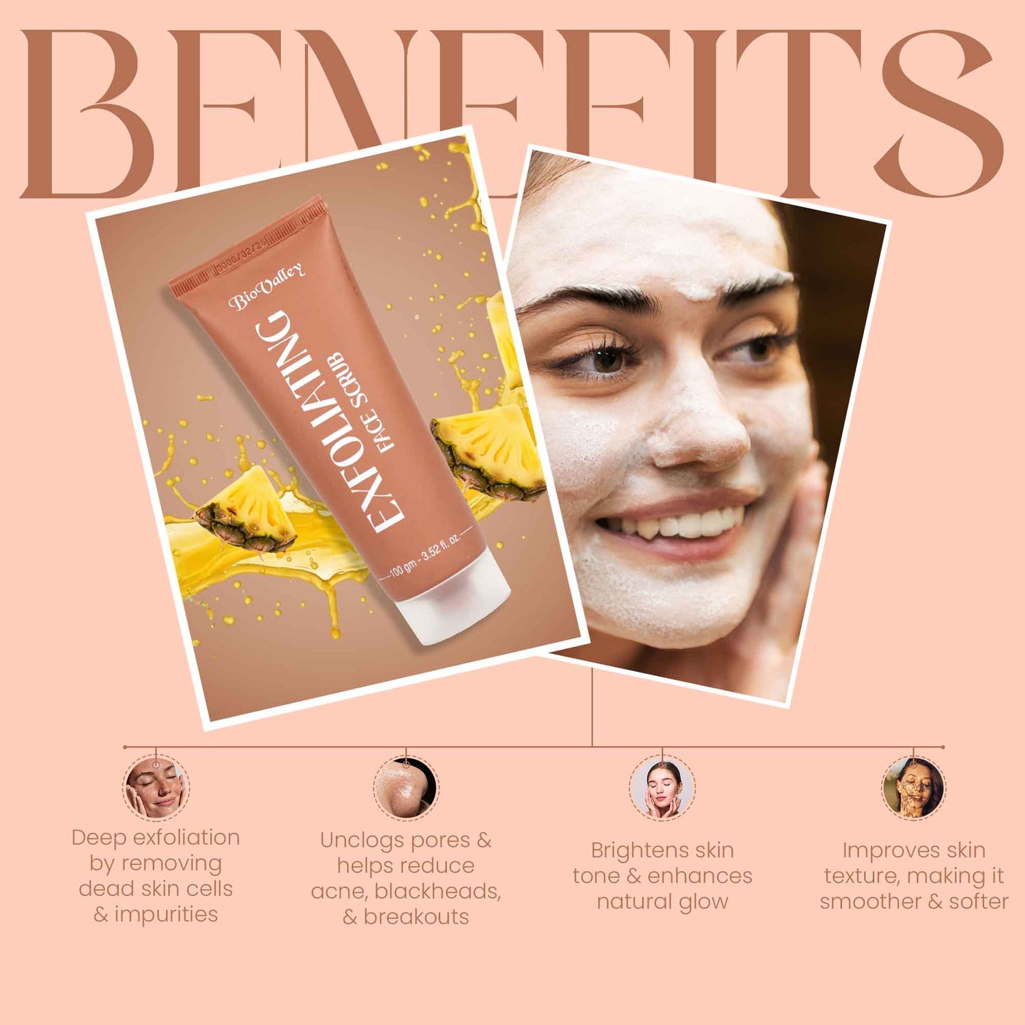 Exfoliating Scrub for Smooth, Clearer-Looking Skin
