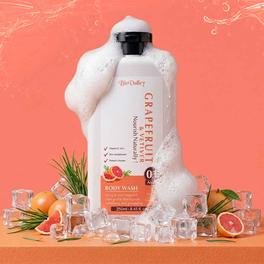 Grapefruit & Vetiver Body Wash for Fresh, Hydrated Skin