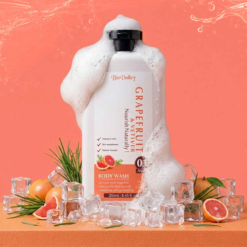 Grapefruit & Vetiver Body Wash for Fresh, Hydrated Skin