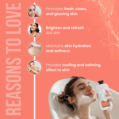 Grapefruit & Vetiver Body Wash for Fresh, Hydrated Skin