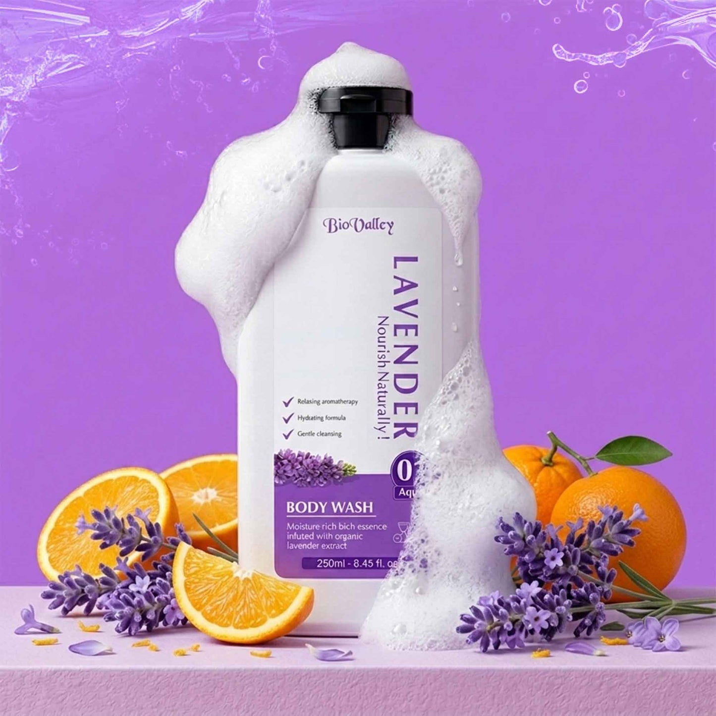 Lavender Body Wash for Calm, Hydrated & Refreshed Skin