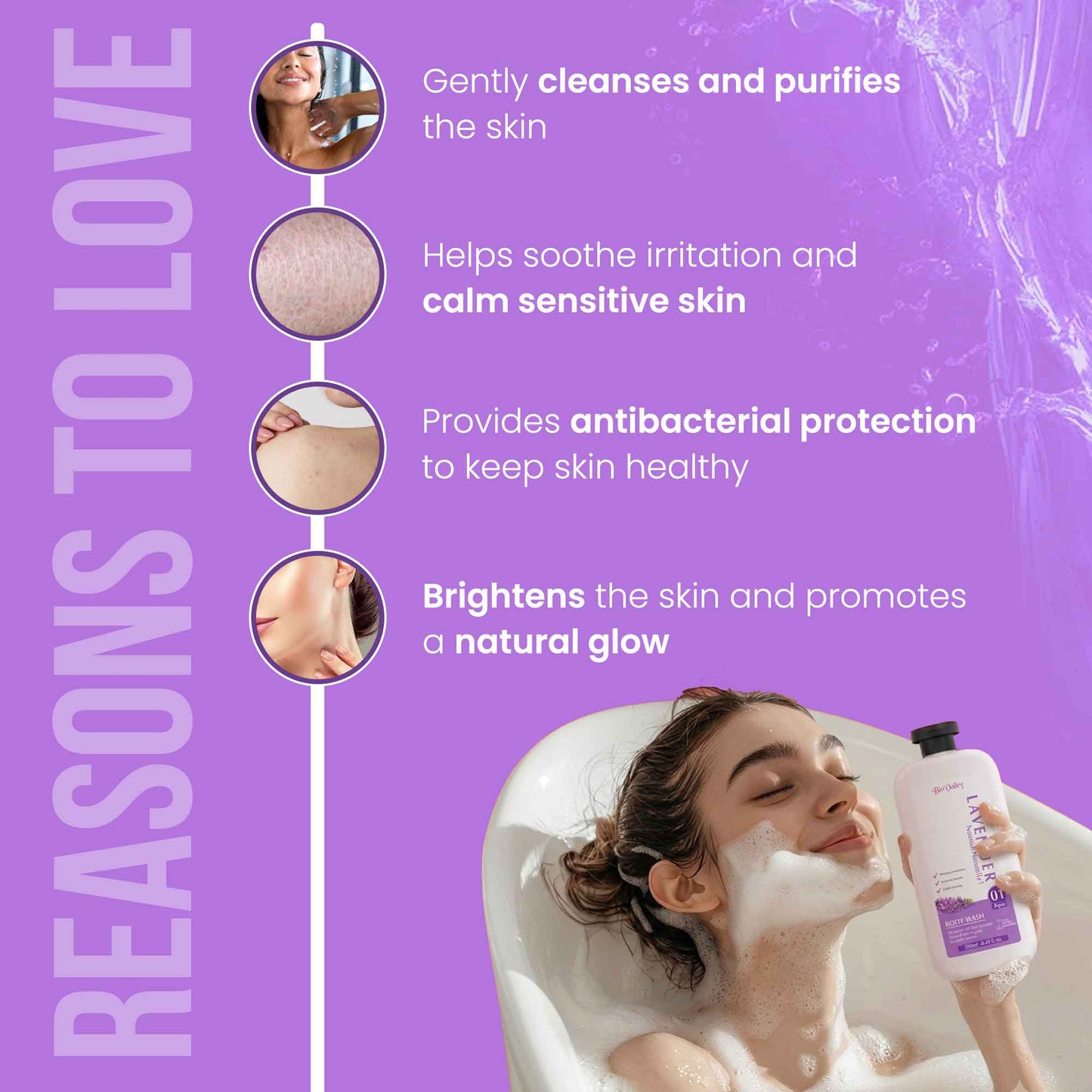 Lavender Body Wash for Calm, Hydrated & Refreshed Skin