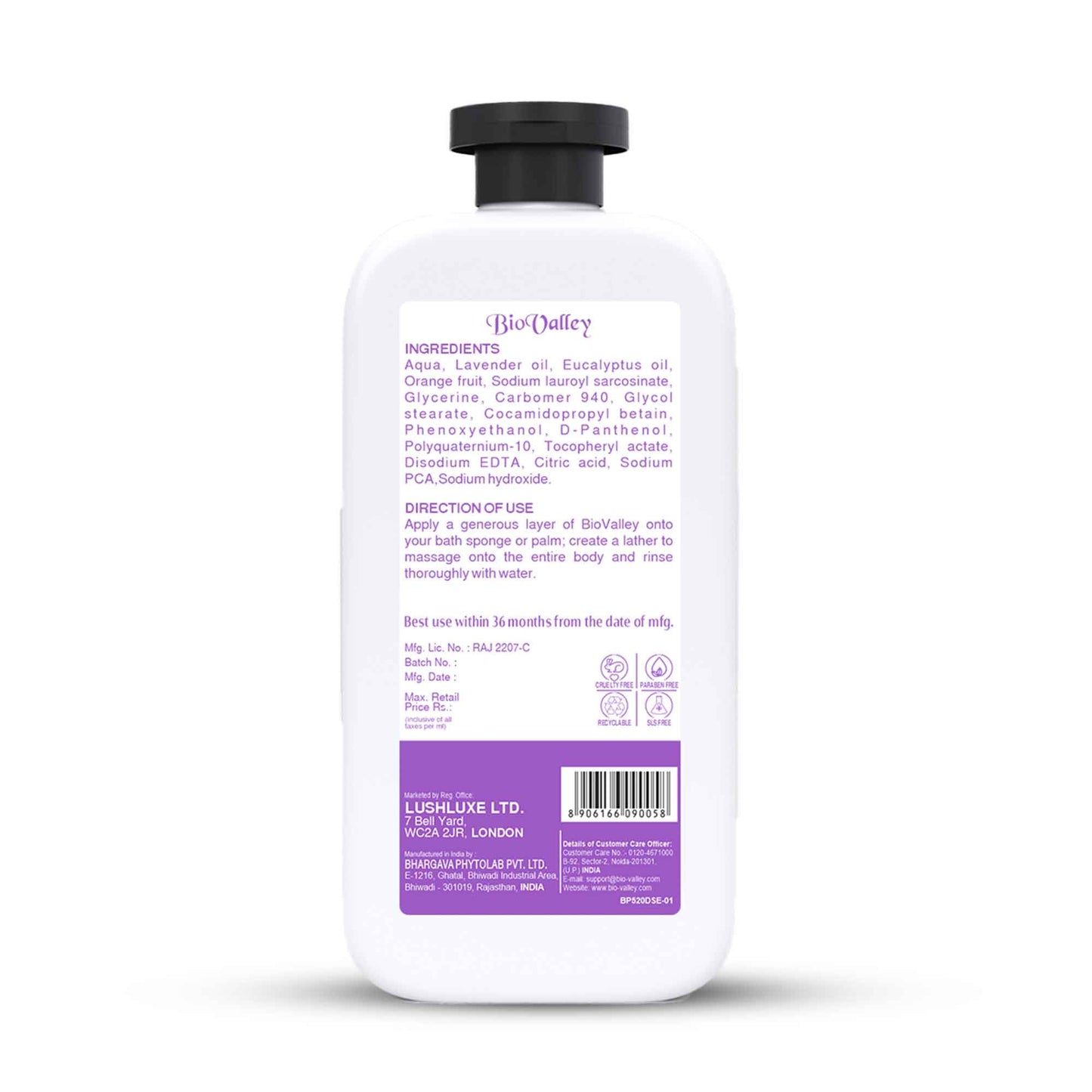 Lavender Body Wash for Calm, Hydrated & Refreshed Skin