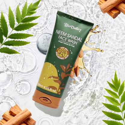 Neem Sandal Face Wash for Acne-Prone & Oily Skin