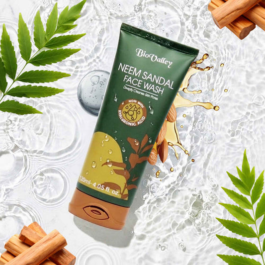 Neem Sandal Face Wash for Acne-Prone & Oily Skin