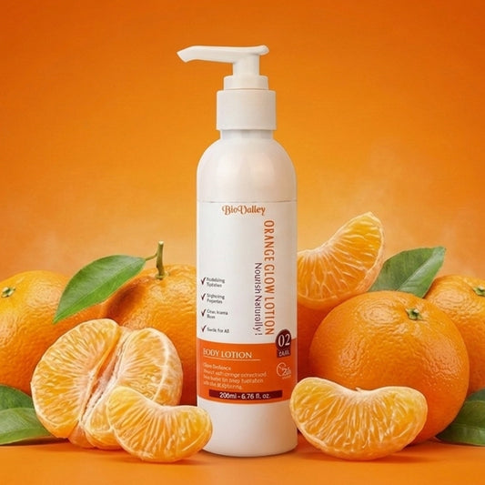 Orange Glow Body Lotion for Dull & Dry Skin