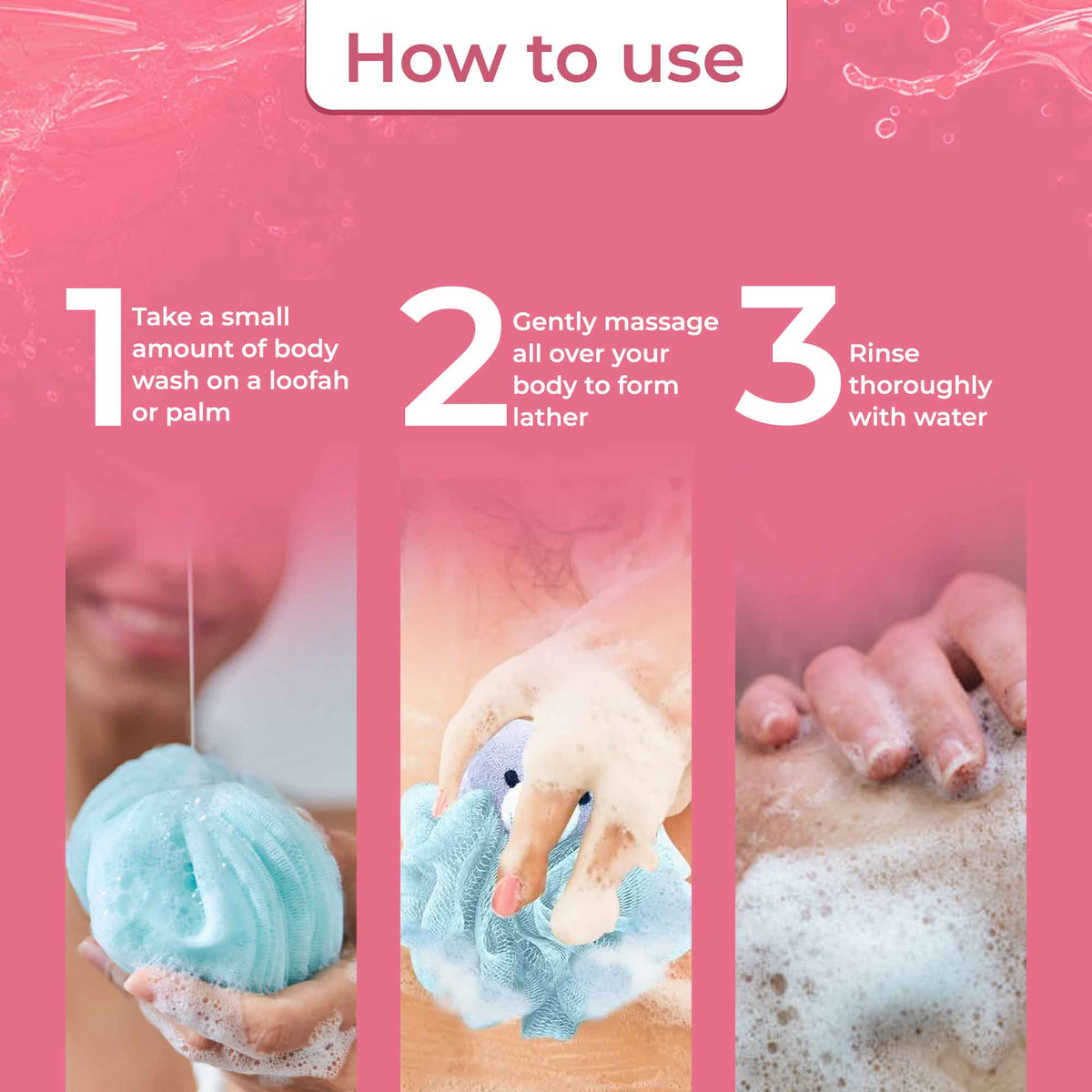 Rose & Sea Salt Body Wash for Smooth, Radiant Skin