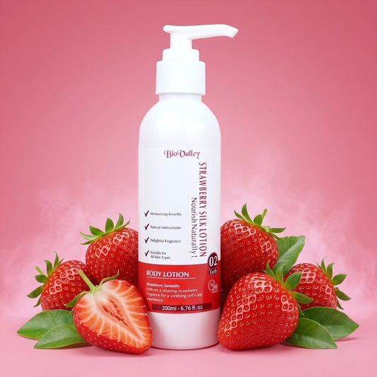 Strawberry Silk Body Lotion for Soft, Smooth & Nourished Skin