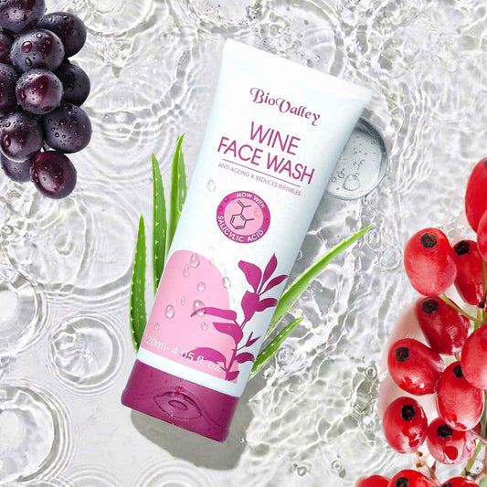 Wine Face Wash for Dull Skin & Anti Aging