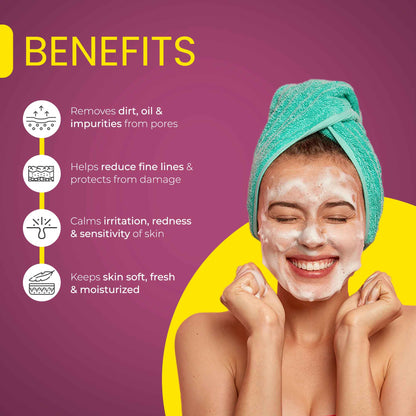Wine Facewash Benefits