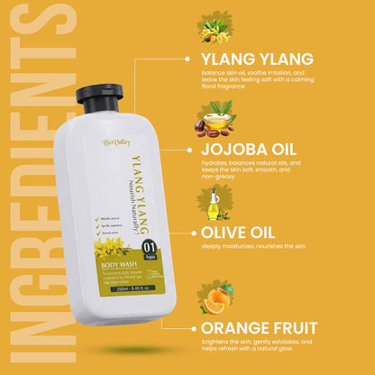 Ylang Ylang Body Wash for Soft, Balanced & Nourished Skin